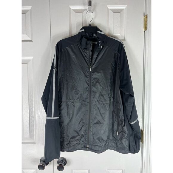 Nike Dri Fit Golf Mens Black Jacket Size L - Picture 1 of 4